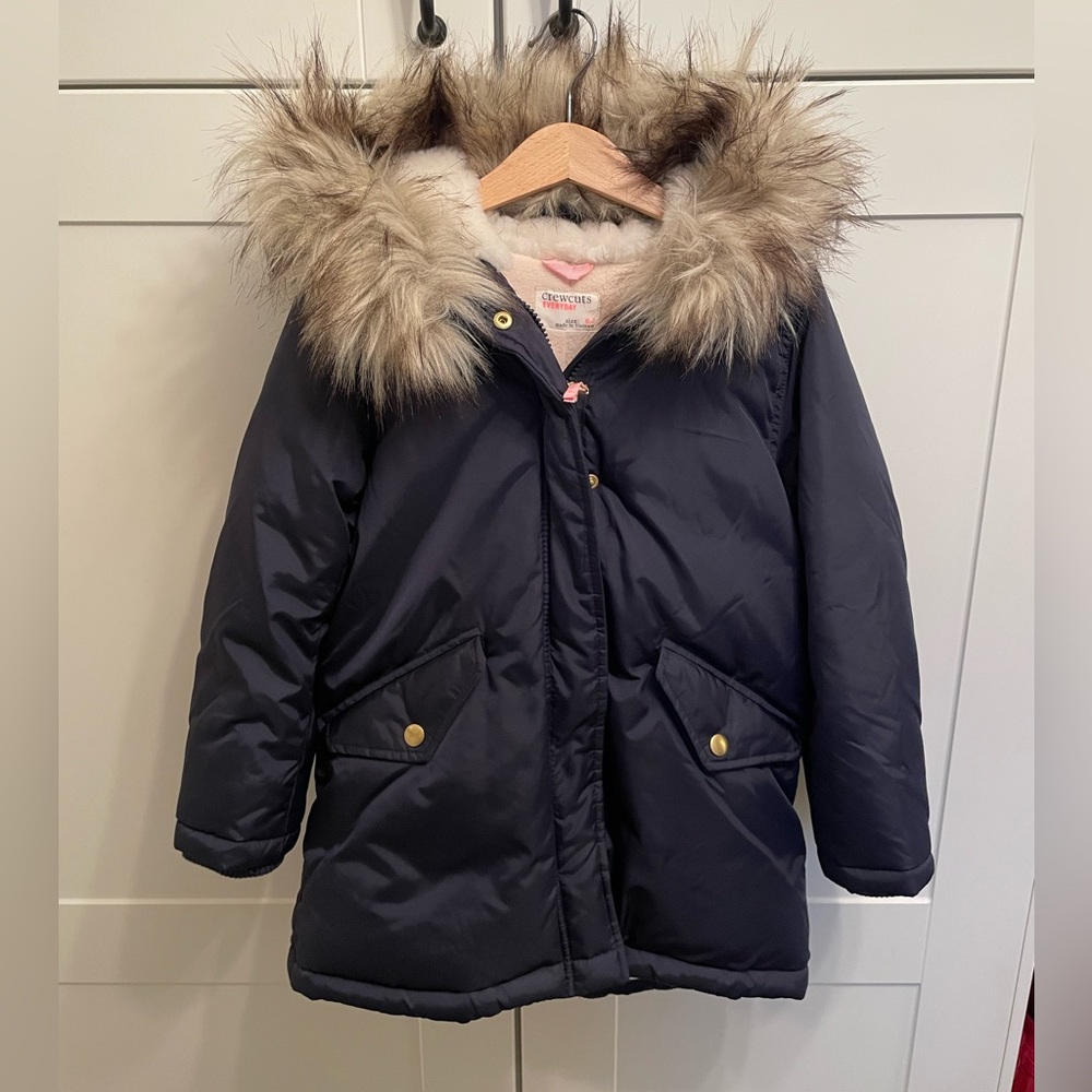 Crew Cuts fishtail parka with Primaloft, size 6-7